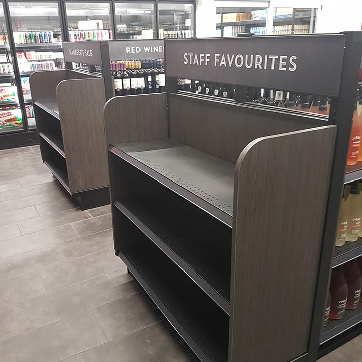 Store shelving 4