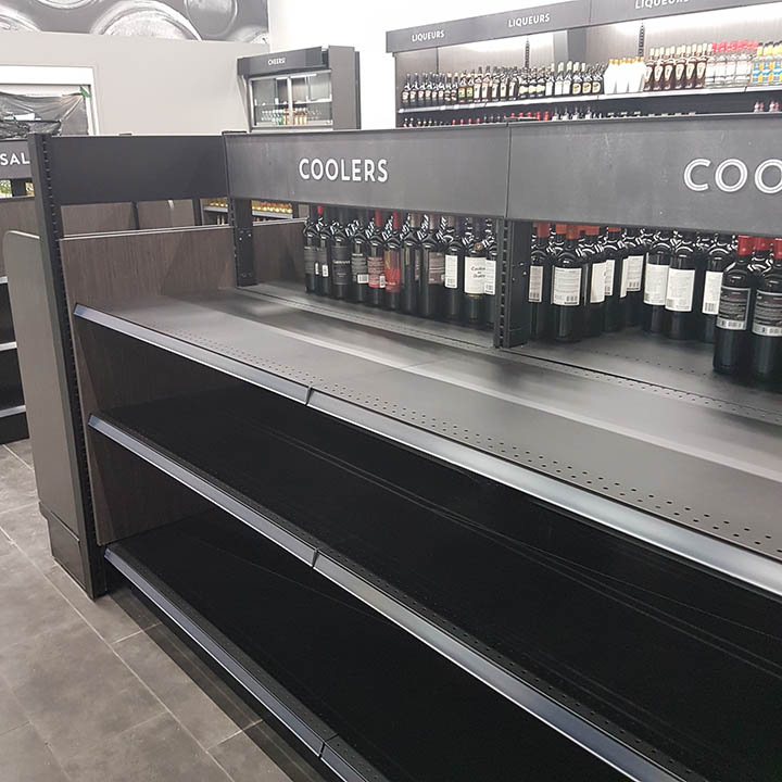 Store shelving 4