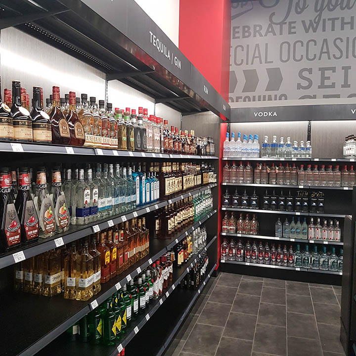 Store shelving 4